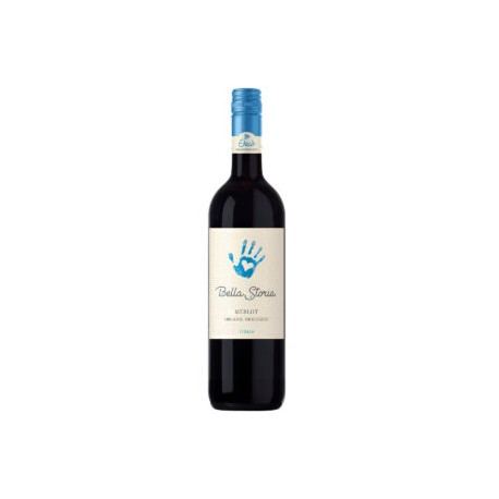 Merlot Bella Storia Organic Wine 750 ml.